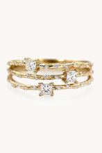 925 Sterling Silver Ring Gold