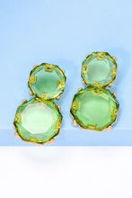 Geometrical Shape Zinc Alloy Frame Dangle Earrings Earrings