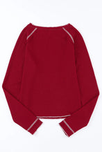 Football Round Neck Long Sleeve Sweatshirt Woman Sweatshirts