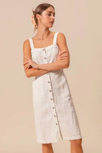 SO ME Button Down Pocket Front Pinafore Dress Casual Dresses
