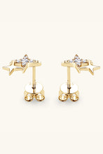 Moissanite 925 Sterling Silver Star Shape Earrings
