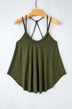 Scoop Neck Double Spaghetti Strap Cami Tanks & Camis