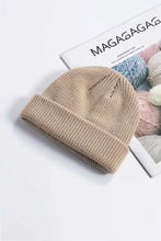 Cozy Rib-Knit Cuff Beanie Tan One Size Hats