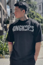 Men's Plus Size Round Neck Half Sleeve T-Shirt Black