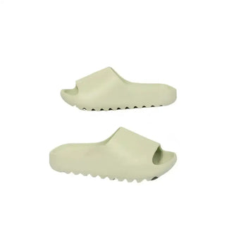 Open Toe Platform Slippers Sage Woman Slippers