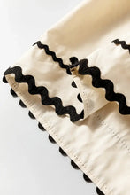 Stripe Ric Rac Trim Sleeveless Mini Dress Woman Casual Dress