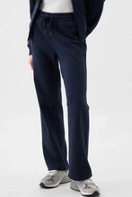 Drawstring Pants with Pockets Dark Navy Woman Pants