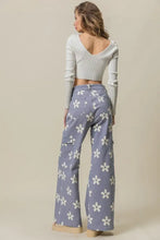 BiBi Flower Printed Side Pocket Wide Pants Woman Pants