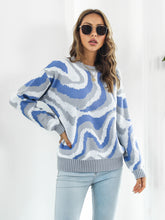 Round Neck Dropped Shoulder Sweater