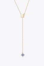 1 Carat Moissanite 925 Sterling Silver Necklace Gold One Size Necklaces