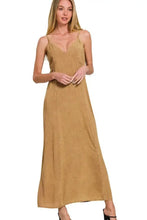 Zenana Mineral Washed Rayon Challis Cami Dress Woman Casual Dress