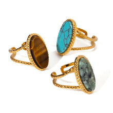 3 Piece 18K Gold-Plated Open Ring