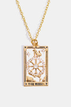 Tarot Card Pendant Stainless Steel Necklace Necklaces