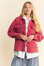 Davi & Dani Quilted Button Down Shacket with Chest Pockets Woman Outerwear