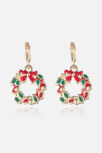 Christmas Theme Alloy Earrings Style C One Size Earrings