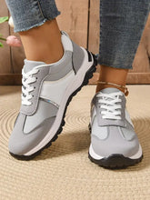 Contrast Lace Up Sneakers Woman Sneakers