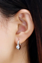 Carry Your Love 1 Carat Moissanite Platinum-Plated Earrings Earrings
