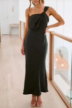 Single Shoulder Sleeveless Maxi Dress Woman Maxi Dress