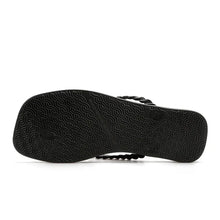 Braided Strap Beach Toe Post Slippers