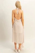 HYFVE Chiffon Halter Asymmetrical Hem Dress Casual Dresses