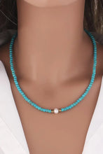 Turquoise & Pearl Necklace Necklaces