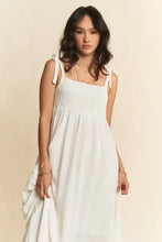 Davi & Dani Smocked Sleeveless Maxi Cami Dress Casual Dresses