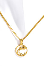 Constellation Pendant Stainless Steel Necklace Aguarius One Size