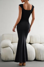 Devine Cap Sleeve Scoop Neck Maxi Dress Woman Maxi Dress