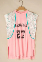 NASHVILLE Printed Patchwork Tank Tanks & Camis