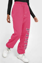 Simply Love Full Size PINK Graphic Sweatpants Woman Sweatpants