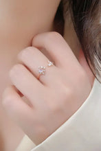 Moonstone 18K Rose Gold-Plated Open Ring Rings