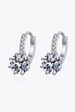 4 Carat Moissanite 925 Sterling Silver Earrings Silver One Size Earrings