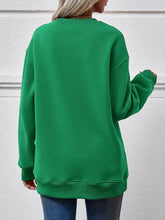 LET IT SNOW Round Neck Long Sleeve Sweatshirt Woman Sweatshirts