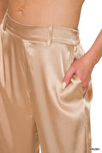 Zenana Wide-Leg Satin Pants Woman Pants