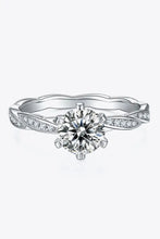 1 Carat Moissanite 925 Sterling Silver Ring Rings