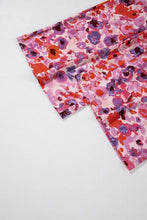 Floral Wide Leg Elastic High Waist Pants Woman Pants