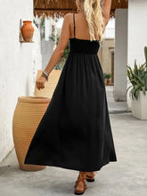 Smocked Midi Cami Dress with Pockets Casual Dresses