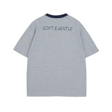 Men's Cute Cartoon Dogs Graphic Round Neck T-Shirt