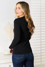 Basic Bae Asymmetrical Neck Long Sleeve Top Woman Blouses