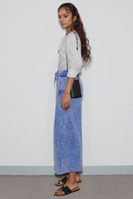 Zenana Washed French Terry Palazzo with Pockets