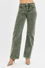 Olive green corduroy pants with risen tummy control feature and high-rise flare fit for stylish comfort