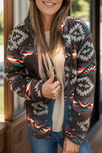 Zip Up Long Sleeve Jacket Black