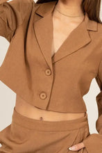 HYFVE Cropped Button-Down Blazer Woman Outerwear
