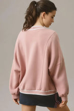 Contrast Trim V Neck Button Up Cardigan Woman Outerwear