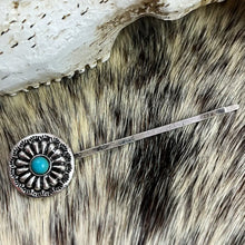 Turquoise Alloy Hairpin Style E One Size Hair Jewelry