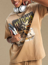 Men's Graphic Round Neck Half Sleeve T-Shirt