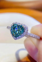 1-Carat Moissanite Heart Ring Rings