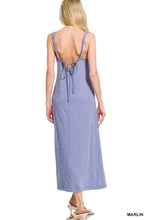 Zenana French Terry Twisted Strap Midi Dress Casual Dresses