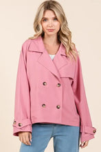 Mittoshop Double Breasted Long Sleeve Trench Coat Jacket Woman Outerwear