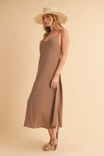 Aemi+Co Side Button Midi Cami Dress Casual Dresses